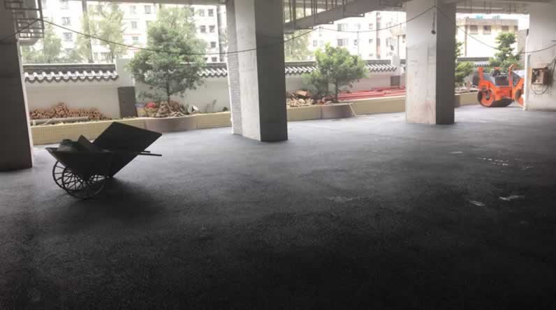 广州市天河区酒店停车场沥青路面工程
